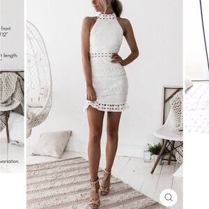 JAUS Rivers Dress in White